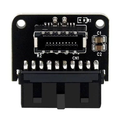 Главная плата USB 3.0 19p/20p до типа E90-градус Адаптер Шасси