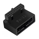 Адаптер заголовка USB USB 3.0 19p/20p 90 градусов Адаптер ПК Главный