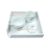 Трупзоидальное отверстие для деревянного чайного подноса Tea Master