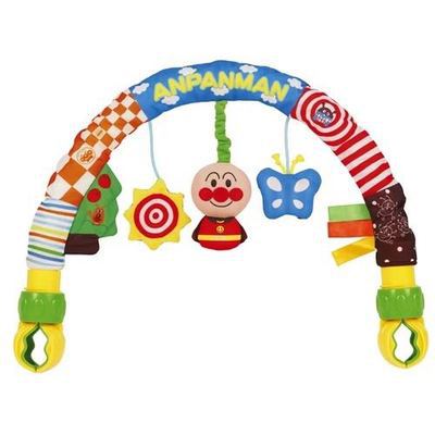 Bread Superman Without MusicSOZZY baby carriage Clamping bed Clip Safety seat Car hook Toys Detachable music blue Little elephant Car clip 0-1 year
