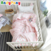 Mẫu giáo chăn ba mảnh cotton trẻ em quilt bé nap cotton có thể tháo rời bộ đồ giường với lõi sáu mảnh Bộ đồ giường trẻ em