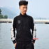 Áo khoác nam Li Ning nam xuân thu 2019 áo len mới nam cardigan cardigan tập trang phục thể thao giản dị cổ áo đứng không có phần mỏng - Thể thao lông cừu / jumper áo thu đông Thể thao lông cừu / jumper