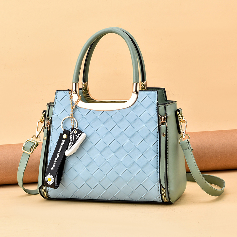 GreenFemale bag new pattern tide Fashionable and versatile Big bag To Mom Bag middle age portable Messenger Simplicity 2021 mother-in-law atmosphere