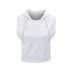 La Nikar vest thể thao nữ tập thể dục vest áo len ngắn trùm đầu áo thun chạy đào tạo áo sơ mi áo thu đông 2020 Thể thao lông cừu / jumper