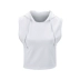 La Nikar vest thể thao nữ tập thể dục vest áo len ngắn trùm đầu áo thun chạy đào tạo áo sơ mi Thể thao lông cừu / jumper