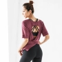 La Nikar Thể Thao T-Shirt của Phụ Nữ Nhanh Chóng làm khô Chạy Thở Đào Tạo Tập Thể Dục Mặc Lỏng Ngắn Tay Áo Khiêu Vũ Yoga Top áo ba lỗ tanktop nam