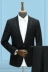 Thời trang mới phù hợp với màu đen phù hợp với nam giới kinh doanh chuyên nghiệp ăn mặc áo cưới chú rể trẻ - Suit phù hợp