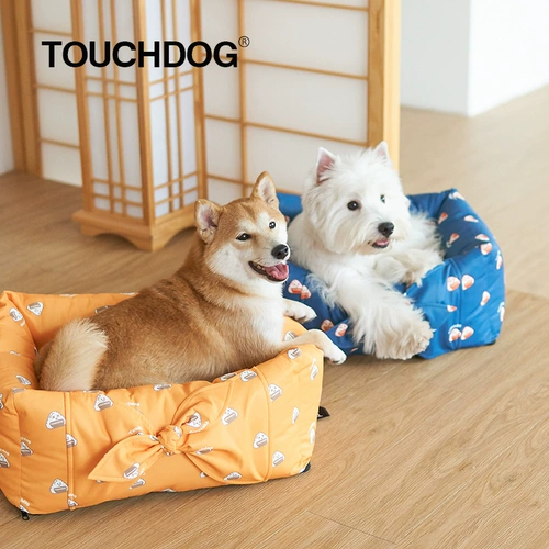 Spot Touchdog, его рисовые пельмени собаки гнездо вымыли собачье гнездо плюшевая кровать для собаки собака