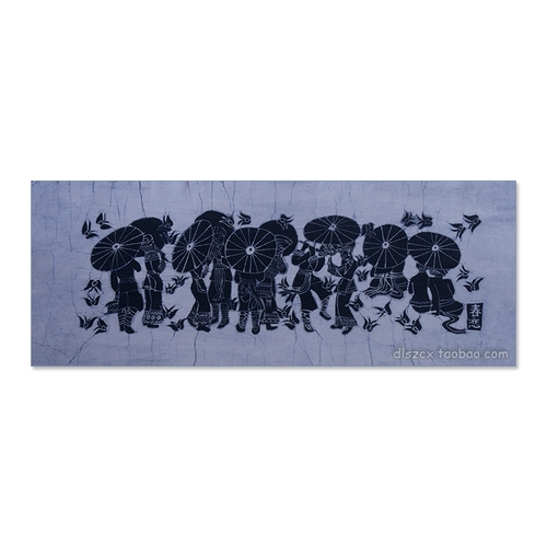 Yunnan Национальный характерный растение синий краситель Dya 靛 Голубая грязь восковая краска с холодным окрашиванием