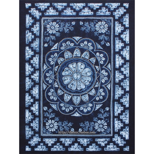 Хлопковая прямоугольная ткань из провинции Юньнань, этническая штора, этнический стиль, подарок на день рождения