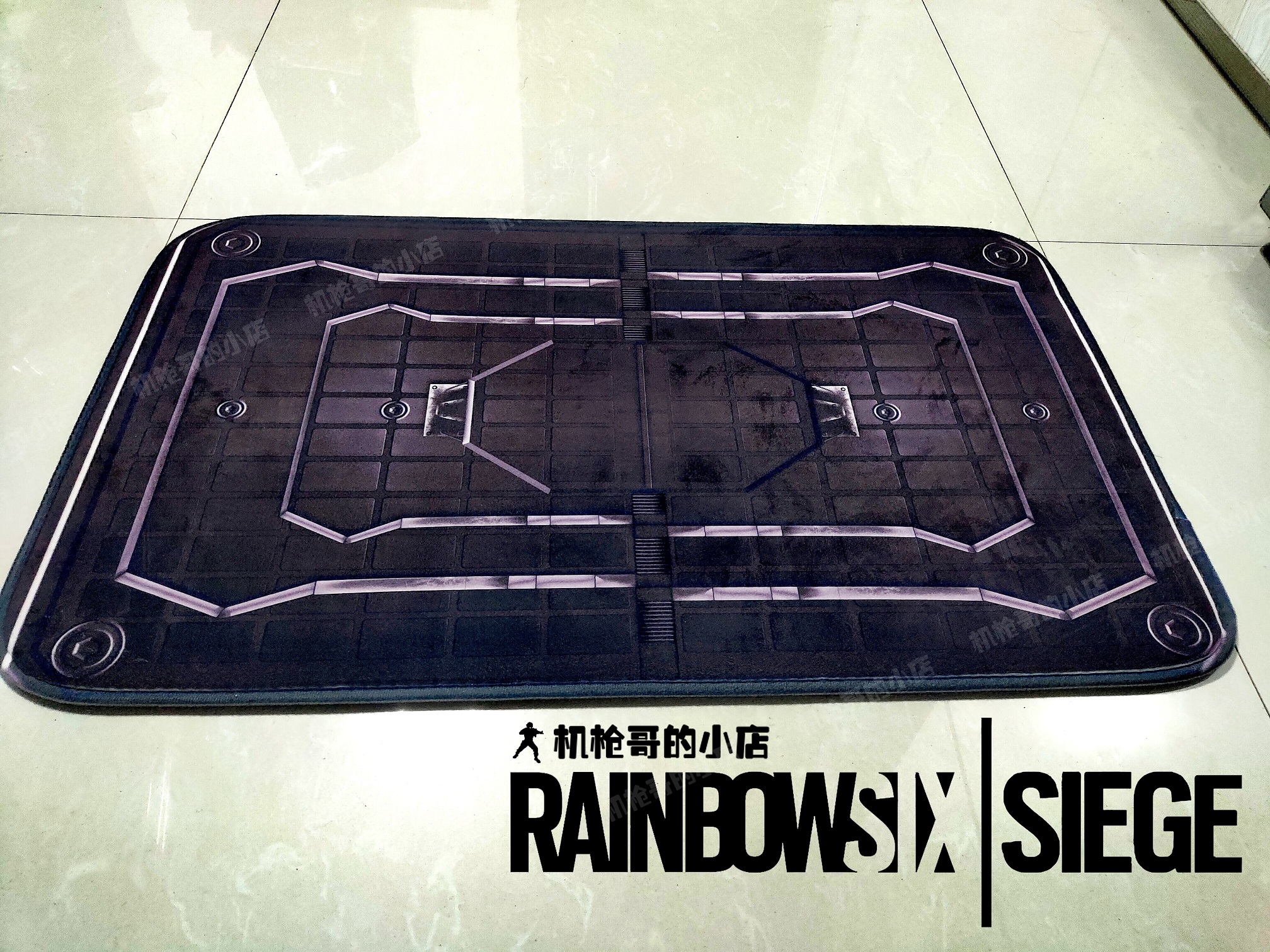 Tom Clancy's Rainbow Six DIY Frost Carpet Mat R6 Blanket 80