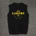 Lakers 23th James Vest Vest Kobe Cotton Bóng rổ Quần áo Thể thao Chiến binh Curryan Vai Harden - Áo vest cotton áo khoác mùa đông nam Áo vest cotton