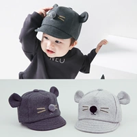 Детская кепка для новорожденных подходит для мужчин и женщин, бейсболка, детская шапочка, демисезонная шапка, в корейском стиле, 6-12 мес.