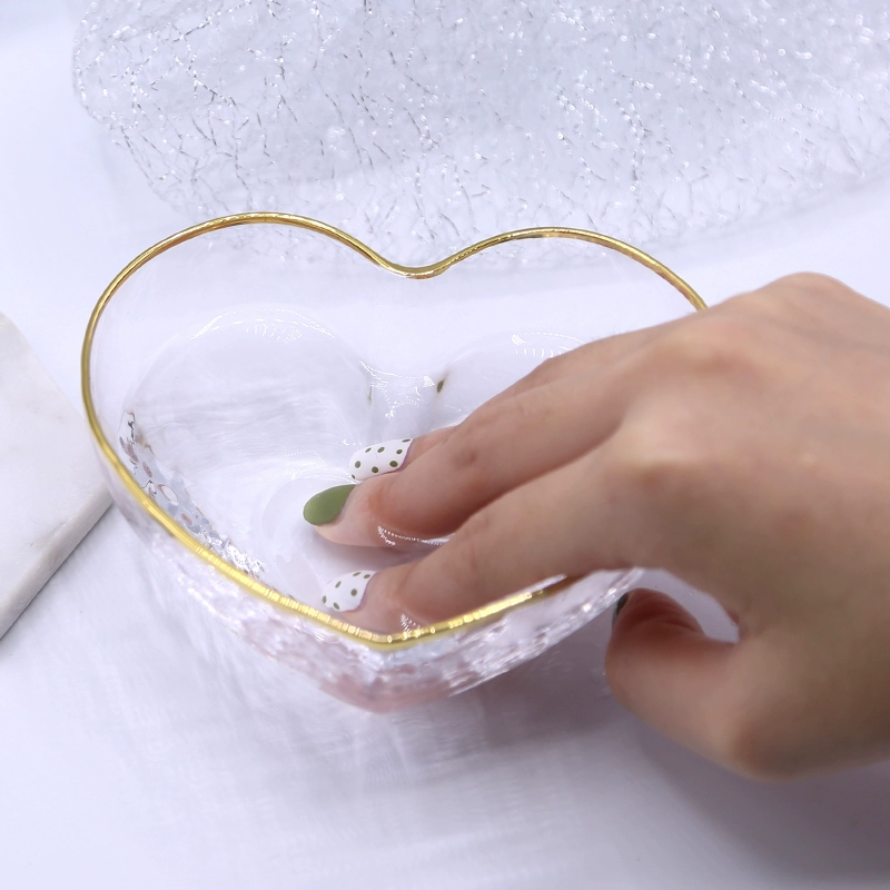 Dụng cụ làm móng Làm móng tay Lưu trữ cốc Hộp đựng bút Châu Âu Retro Cốc thủy tinh Tình yêu giọt thủy tinh Cánh hoa Miệng trái tim - Công cụ Nail