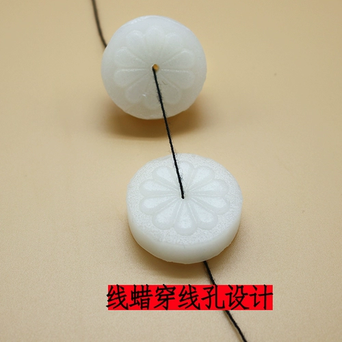 Шелковая поперечная хлопчатобумажная линия восковая восковая растворимаяся накрытая восковая вышитая вышитая поперечная смазочная смазочная смазочная линия.