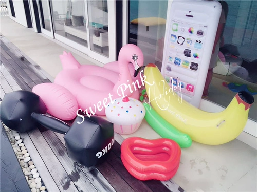 Большие надувные гантели, плавательный круг для плавания, водное снаряжение, популярно в интернете