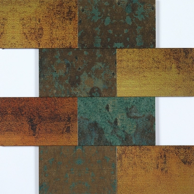 Металлическая алюминиевая панельная панельная стеклянная кухонная мозаичная телевизор