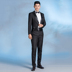 Bộ đồ tuxedo phù hợp với nam chỉ huy sân khấu biểu diễn ảo thuật chủ tiệc cưới bộ vest nam trẻ trung Suit phù hợp