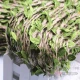 Mẫu giáo bố trí môi trường nguyên liệu tự nhiên góc DIY mô phỏng lá lá màu xanh lá cây trang trí các dải dây mây