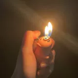 Креативная мультяшная милая ветрозащитная зажигалка для друга, подарок на день рождения