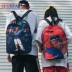 Ins vụ nổ trường bag 2018 mùa hè Hàn Quốc phiên bản của ulzzang vui vai túi học sinh trung học cá tính hip hop ba lô triều