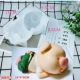 Bánh pho mát đỏ ròng khuôn silicone mèo và chuột tự làm pho mát mousse sô cô la bánh pudding Máy làm bánh khuôn kem silicon