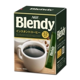 Япония импортированная Agf Blendy Brandi American -стиль сахарозы -беззаботный нулевой сахар -сугар -Современный чистый черный кофейный порошок 30 кусочков