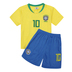 World Cup Children Football Wear Big Children Wear Summer Girls Baby Jersey Boy Quần áo thể thao Tide - Bóng đá 	găng tay thủ môn co xương Bóng đá