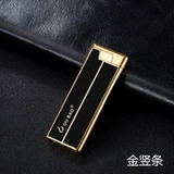 Мужская креативная ультратонкая металлическая ветрозащитная зажигалка, делается под заказ