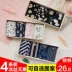 4 hộp quà tặng với băng lụa đồ lót liền mạch nữ eo thấp Nhật Bản lụa sữa mỏng hoa phim hoạt hình cô gái tóm tắt