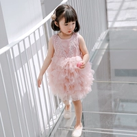 Детское модное платье, юбка, летняя одежда, детский жилет, цветное платье-комбинация, придает объем