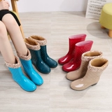 Демисезонная обувь, удерживающие тепло модные нескользящие туфли, средней длины