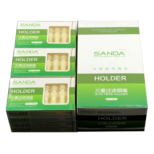 SAN DA SD191A Сигаретный фильтр Сигарет Одноразовый сигаретный фильтр Triple Men Clean Tobacco выкидывает табак
