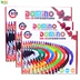 Domino cơ quan của trẻ em khối giáo dục dành cho người lớn cạnh tranh đặc biệt thông minh cơ quan bằng gỗ đốt não đồ chơi bộ cờ domino Khối xây dựng