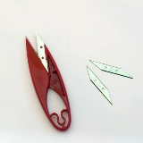 Красная защита пальцев из нержавеющей стали, лезвие