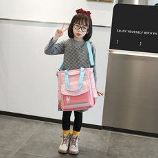 Сумка для документов 小学生手提袋单肩拎书袋大容量防水尼龙美术袋可双肩兴趣班学习袋