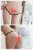 [Khách hàng có thể tùy chỉnh] Full hip low eo thong đua quần cô gái cao quần ngắn quần sọc - G-string