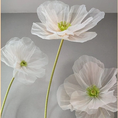 органза 真丝花网纱欧根纱手工diy婚庆装饰花朵面料头饰花朵服装蓬蓬裙