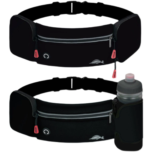 Спортивная дорожная поясная сумка подходит для мужчин и женщин, универсальное снаряжение для спортзала, водонепроницаемый чайник с держателем для бутылки, невидимый ремень