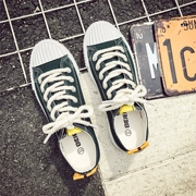 Ins siêu giày lửa nữ mùa hè Hàn Quốc chụp đường phố giày vải hoang dã giày trắng giày của phụ nữ sinh viên Harajuku giày thường