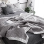 Bông rửa gạc lưới giường đơn bao gồm bông bằng bông mùa hè mát điều hòa không khí bao gồm được bao phủ bởi mùa xuân và mùa thu chăn ba mảnh ga giường đẹp