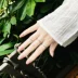 Nhẫn rất đẹp Nữ trang sức Nhật Bản và Hàn Quốc hipster cá tính đuôi đơn giản kết hợp sinh viên đặt nhẫn ngón tay nhỏ