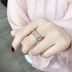 Nhẫn trang trí nữ ngón trỏ thời trang không phai vàng hồng Nhật Bản và Hàn Quốc mạng thủy triều đỏ Người sinh viên Judi cá tính gió lạnh nhẫn cưới doji Nhẫn