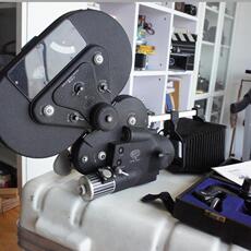 Камера 1950s德国古董阿莱arriflex 16毫米16mm老式电影胶片摄影机带外箱