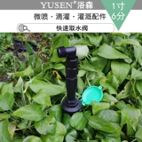 Осечье 6 -Точка быстрого воды сад зеленый 1 -жеговый газон возьмите водопроводной клапан Пластиковый пластиковая пластиковая труба труба кольцо трубы