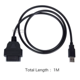Auto obd2 Mother Head от 16PIN до USB -линии соединения OBD к линии расширения USB Применимо GPS, чтобы забрать электроэнергию