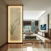 Tùy chỉnh 
            Trung Quốc Zen màn hình vách ngăn phòng khách sảnh văn phòng nhà đối diện với cửa nửa bức tường phòng tắm bằng gỗ nguyên khối vách ngăn nhà tắm vach ngan phong
