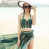 Cặp đôi đồ bơi nữ ba mảnh gợi cảm váy xẻ bikini bikini ba điểm phù hợp với gió Nhật Bản dễ thương - Vài đồ bơi 	đồ đôi đi biển cho mẹ và bé trai Vài đồ bơi