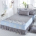 Full bed bed cover one single 1.0 1.2 1.35 1.5 1.8 2.0 m giường đơn ga giường có viền Váy Petti