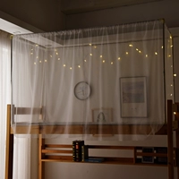 Phòng ngủ của sinh viên rèm che màn tích hợp màn chống muỗi trên cửa hàng shop Bắc Âu in gió cô gái trái tim cô gái phòng ngủ bedroom 	rèm che giường ktx	